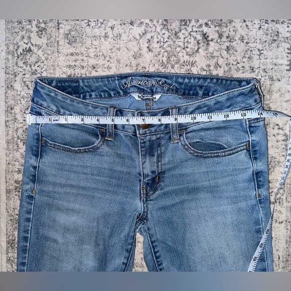 American eagle light wash jeans size 6 regular jegging - Picture 6 of 6